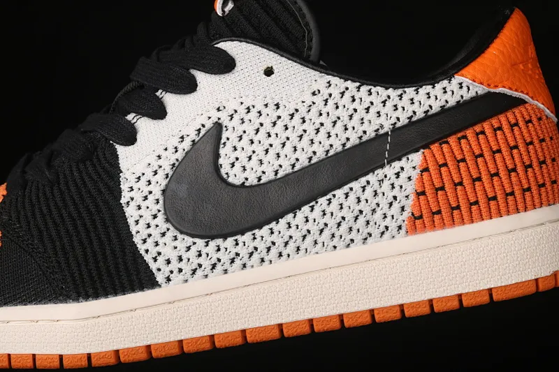 All categories Air Jordan Jordan series basketball shoes Air Jordan 1 Low Air Jordan 1 Low AJ1 Joe 1 knitted black low-top basketball shoes AH4506-100